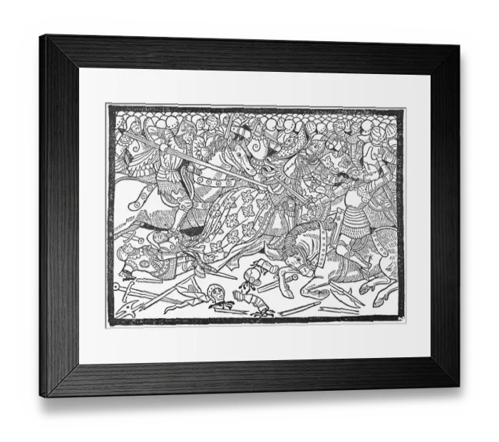 Framed Print : Judas Maccabeus During Battle Framed Print : Judas Maccabeus During Battle