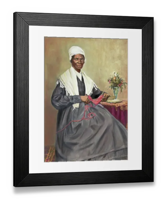 Framed Print : Illustration of Sojourner Truth after a Photograph Framed Print : Illustration of Sojourner Truth after a Photograph
