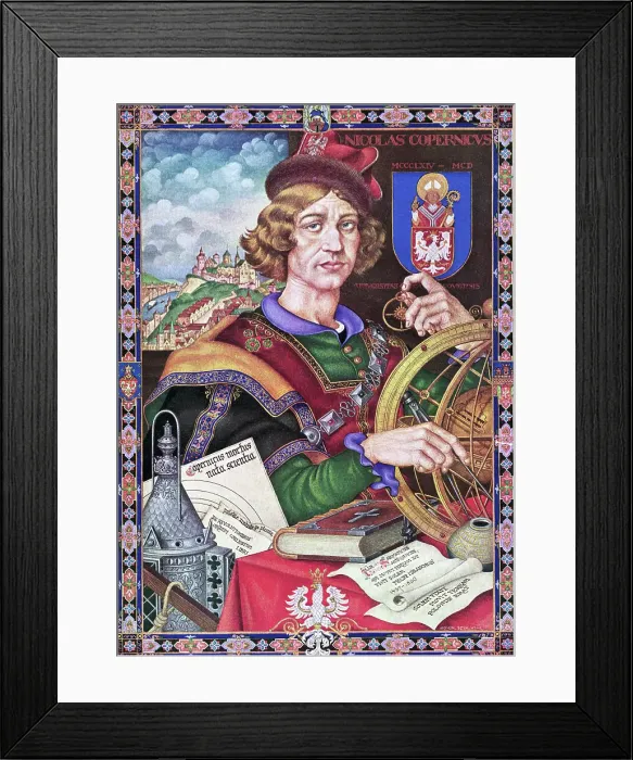 Framed Print : Portrait of Astronomer Nicolaus Copernicus Framed Print : Portrait of Astronomer Nicolaus Copernicus