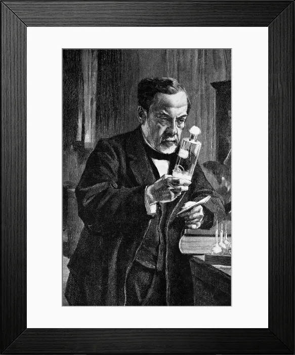 Framed Print : Woodcut After Louis Pasteur in His Laboratory by Albert Edelfelt Framed Print : Woodcut After Louis Pasteur in His Laboratory by Albert Edelfelt
