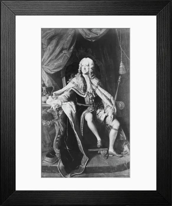 Framed Print : England's King George II Framed Print : England's King George II