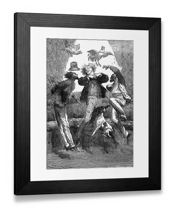 Framed Print : Men Jumping Free of Gravity Framed Print : Men Jumping Free of Gravity