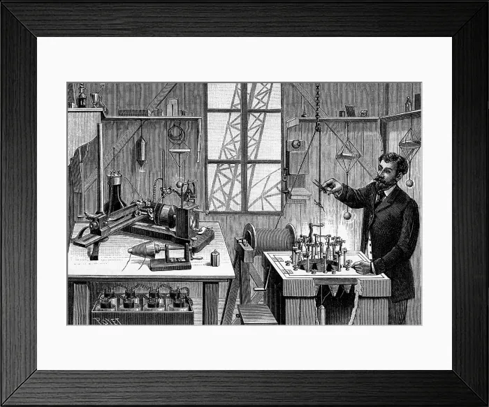 Framed Print : Gravity Experiment Atop Eiffel Tower Framed Print : Gravity Experiment Atop Eiffel Tower