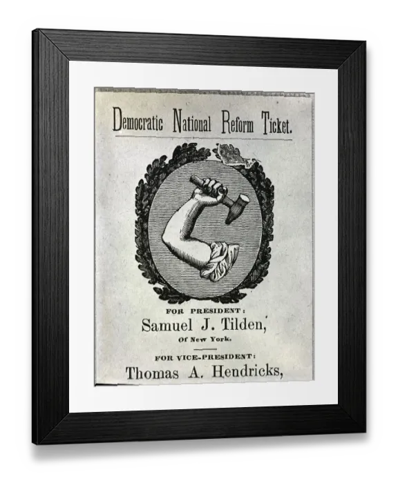 Framed Print : Woodcut Of Arm Swinging A Hammer Framed Print : Woodcut Of Arm Swinging A Hammer