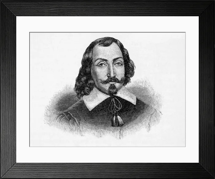Framed Print : Portrait Of Explorer Samuel De Champlain Framed Print : Portrait Of Explorer Samuel De Champlain