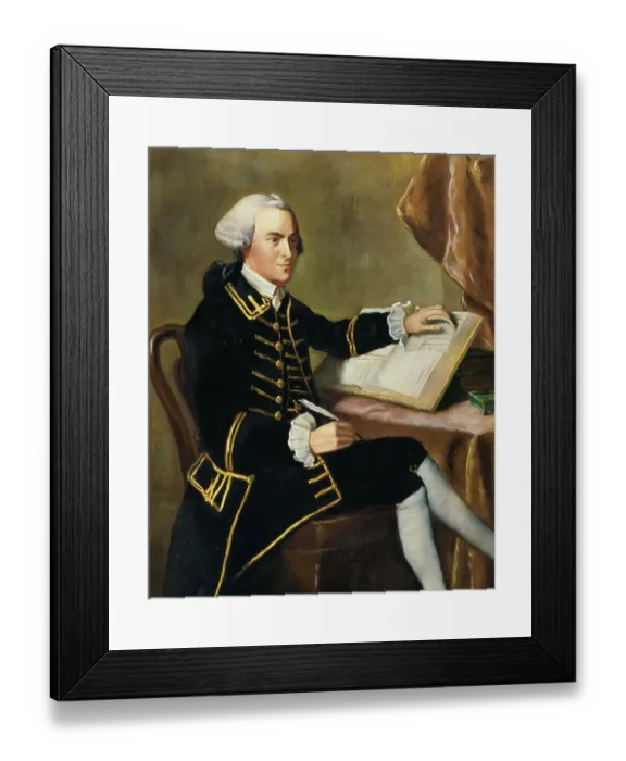 Framed Print : Painting of John Hancock Framed Print : Painting of John Hancock