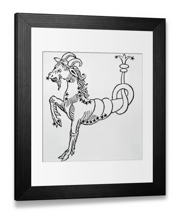 Framed Print : The Goat, The Sign Of Capricorn Framed Print : The Goat, The Sign Of Capricorn