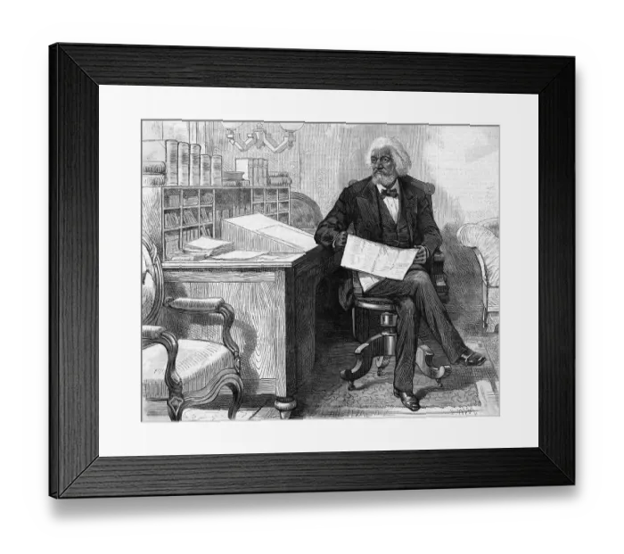 Framed Print : Frederick Douglass Framed Print : Frederick Douglass