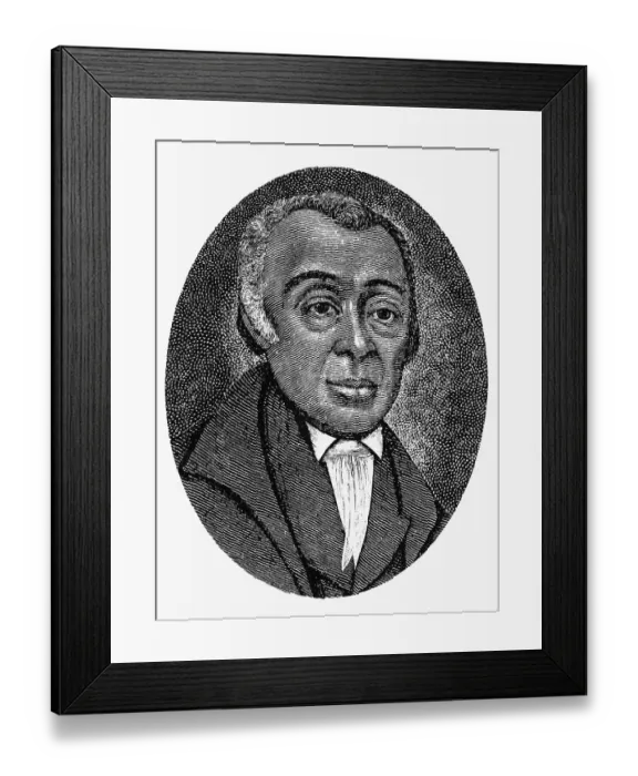 Framed Print : Portrait of Bishop Richard Allen Framed Print : Portrait of Bishop Richard Allen