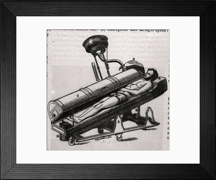 Framed Print : Illustration Of A Portable Turkish Bath Framed Print : Illustration Of A Portable Turkish Bath