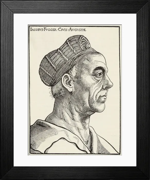 Framed Print : Jakob Fugger; Head And Shoulders Shot Framed Print : Jakob Fugger; Head And Shoulders Shot