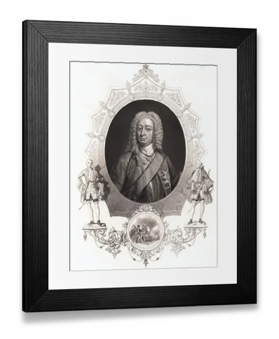 Framed Print : King George II Framed Print : King George II