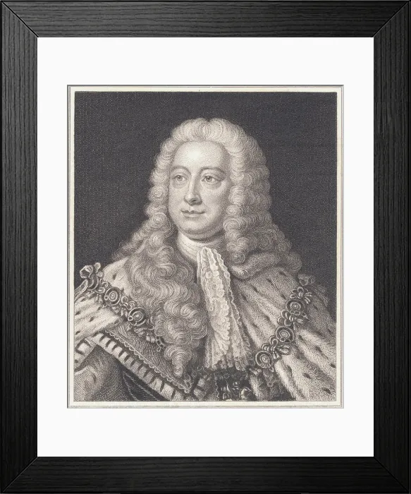 Framed Print : King George II Framed Print : King George II