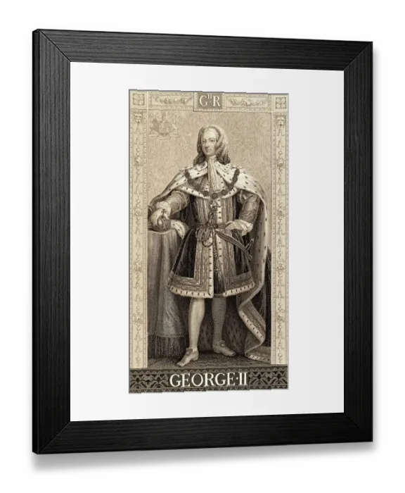 Framed Print : King George II Framed Print : King George II
