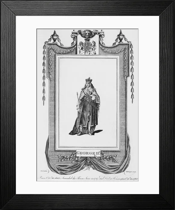 Framed Print : King George II Framed Print : King George II