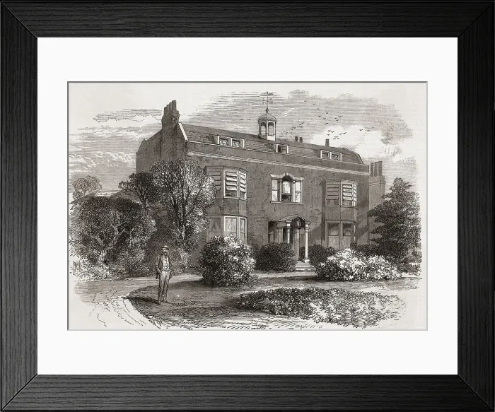 Framed Print : The Home of Charles Dickens Framed Print : The Home of Charles Dickens
