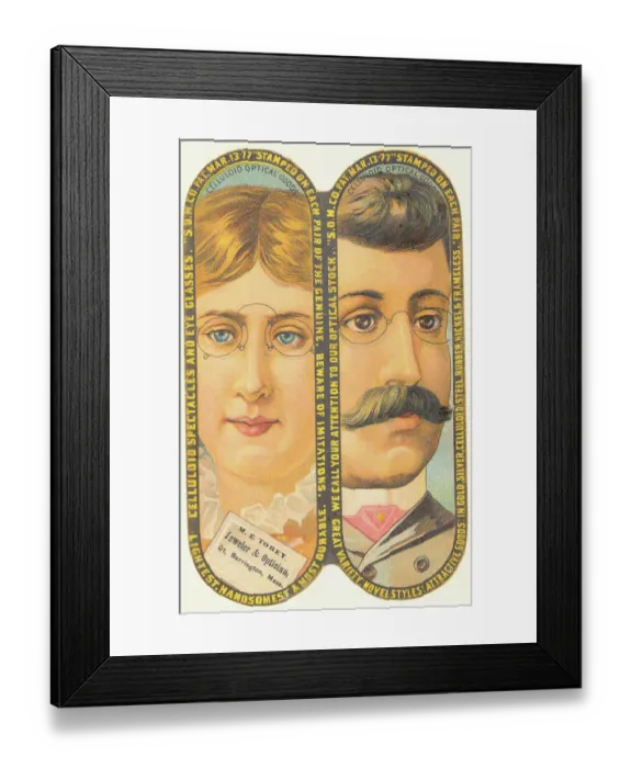 Framed Print : Parallel Depiction of Advertisement for Eyewear Framed Print : Parallel Depiction of Advertisement for Eyewear