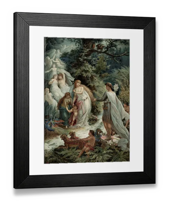 Framed Print : Illustration Depicting Lysander and Fairies from A Midsummer Night's Dream Framed Print : Illustration Depicting Lysander and Fairies from A Midsummer Night's Dream