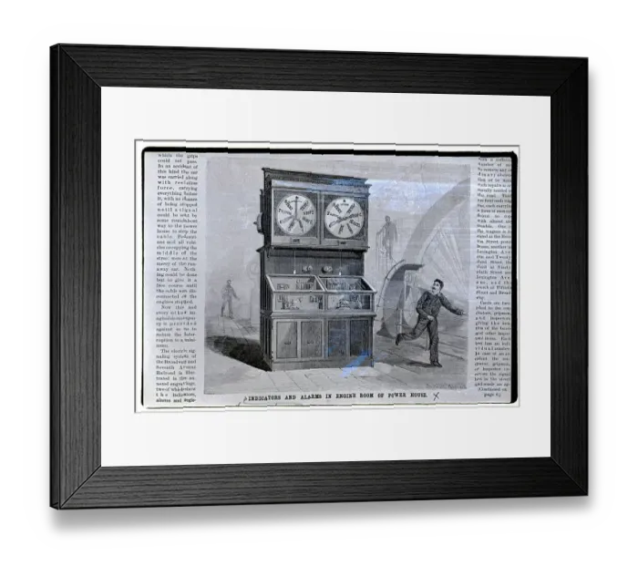 Framed Print : Indicators In Power House Engine Room Framed Print : Indicators In Power House Engine Room