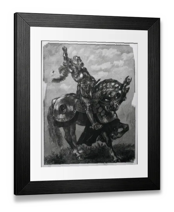 Framed Print : Knight Of Horseback Framed Print : Knight Of Horseback