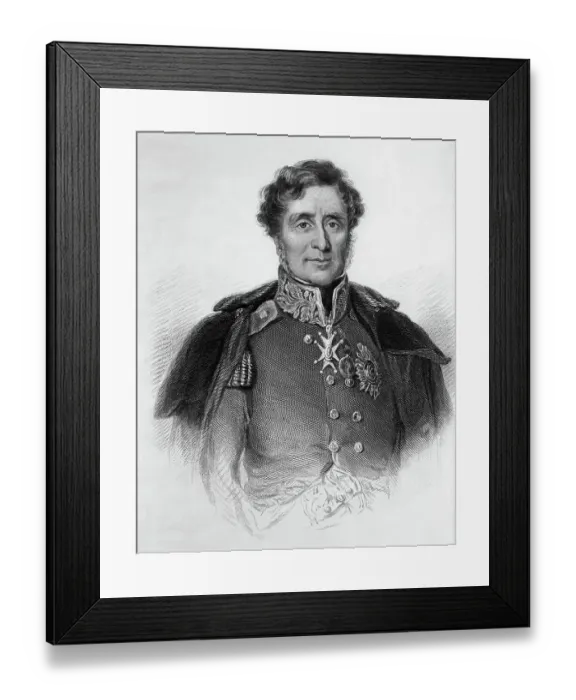 Framed Print : Portrait Of Field Marshal Lord Raglan Framed Print : Portrait Of Field Marshal Lord Raglan