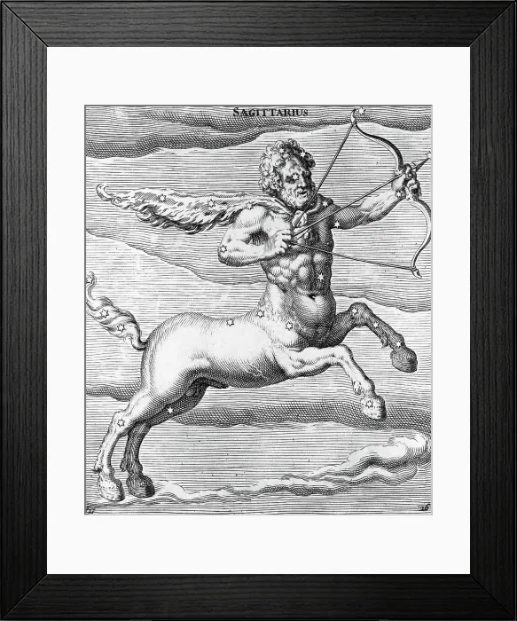 Framed Print : Constellation Sagittarius Framed Print : Constellation Sagittarius