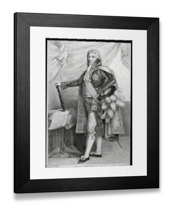 Framed Print : Figure Of 18Th Century Courtier Framed Print : Figure Of 18Th Century Courtier