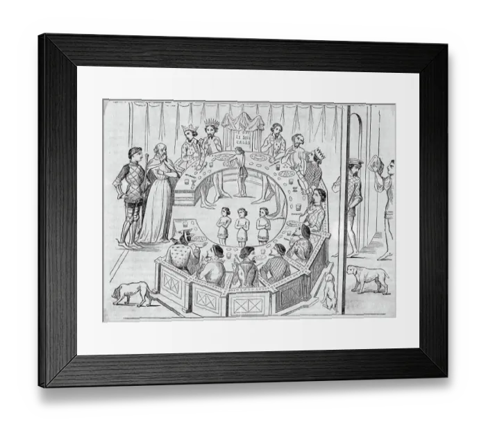 Framed Print : King Arthur'S Knights Of The Round Table Framed Print : King Arthur'S Knights Of The Round Table