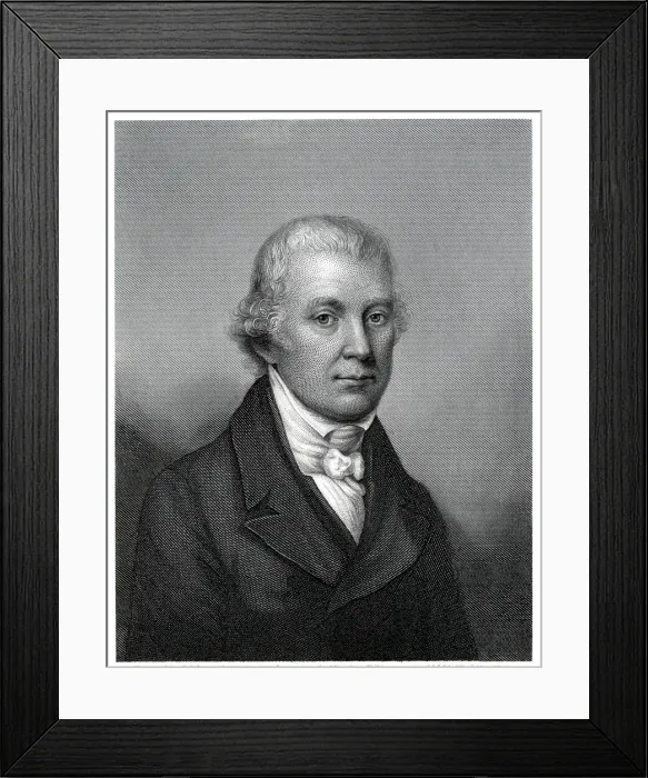Framed Print : Samuel Ward - Engraved Portrait Framed Print : Samuel Ward - Engraved Portrait