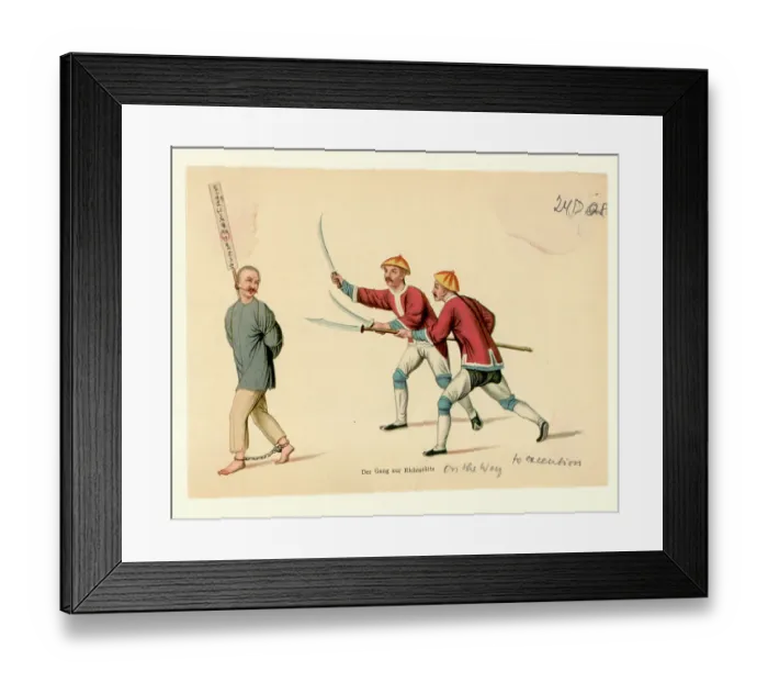Framed Print : On The Way To Execution Framed Print : On The Way To Execution