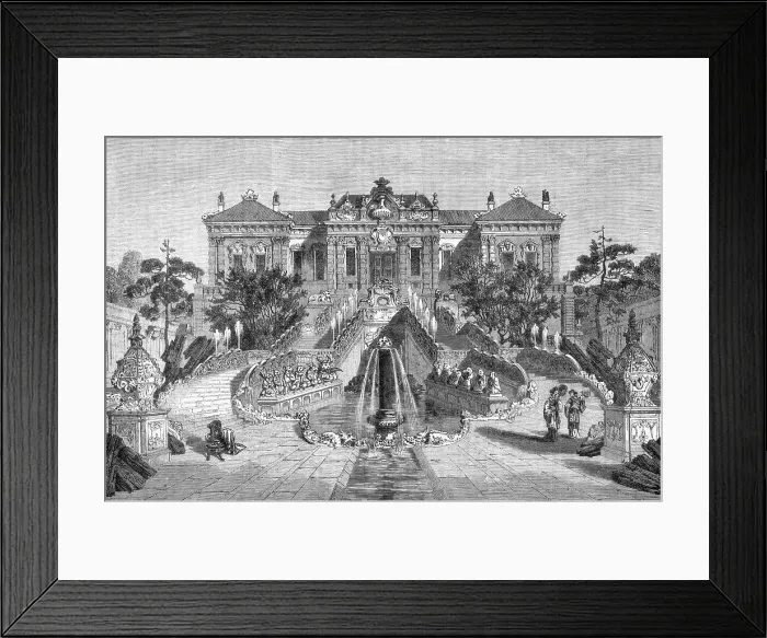 Framed Print : Illustration Of Emperor'S Summer Palace Framed Print : Illustration Of Emperor'S Summer Palace