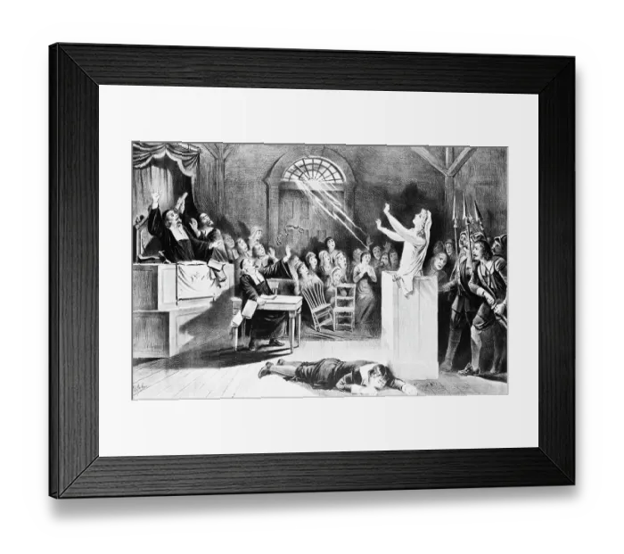 Framed Print : The Witch In Court Framed Print : The Witch In Court