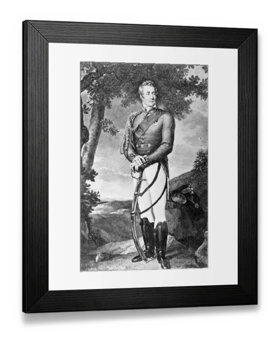 Framed Print : Full Length Of Duke Of Wellington