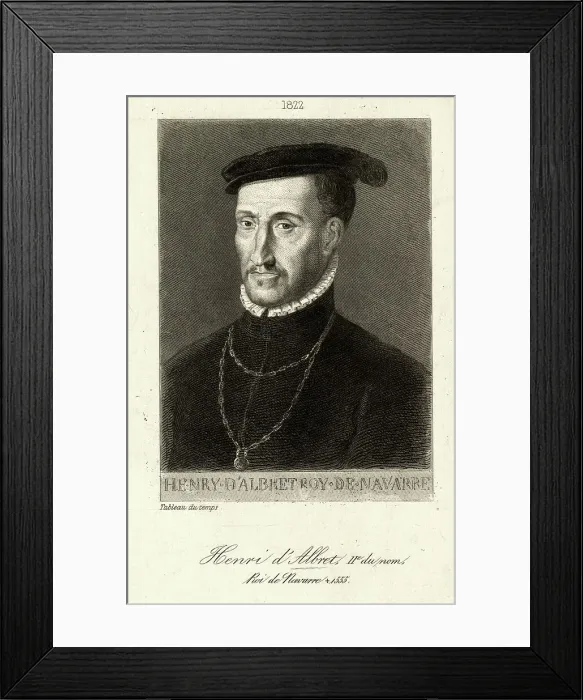 Framed Print : Portrait Of King Henry Iv Framed Print : Portrait Of King Henry Iv