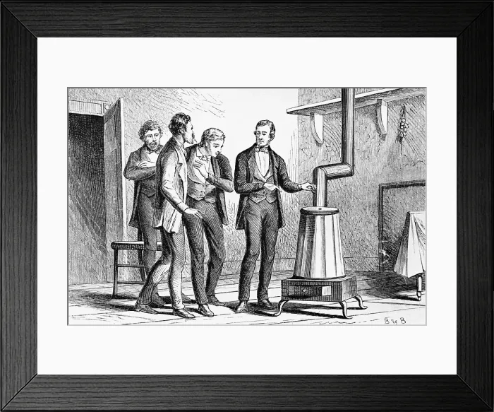 Framed Print : Charles Goodyear's Discovery of Rubber Framed Print : Charles Goodyear's Discovery of Rubber