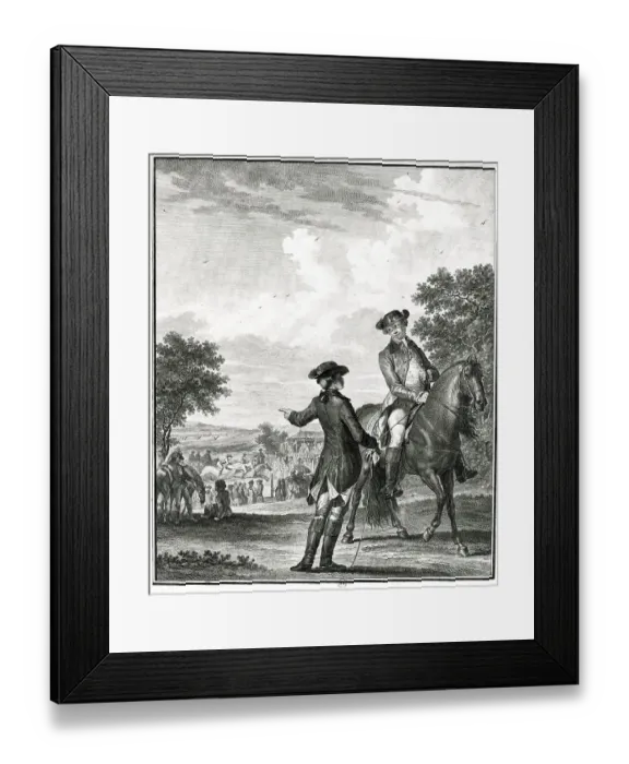 Framed Print : French Aristocrats At The Races Framed Print : French Aristocrats At The Races