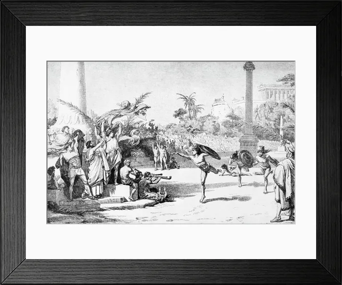 Framed Print : Illustration After Olympic Games by Otto Knille Framed Print : Illustration After Olympic Games by Otto Knille