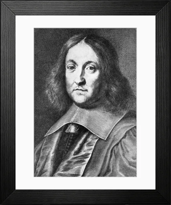 Framed Print : Portrait of Pierre Fermat Framed Print : Portrait of Pierre Fermat