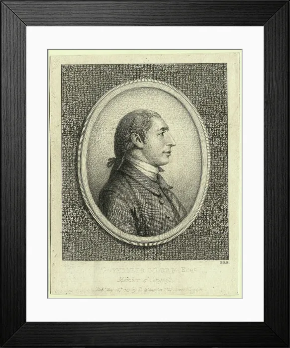 Framed Print : Portrait Of Gouverneur Morris In Profile Framed Print : Portrait Of Gouverneur Morris In Profile
