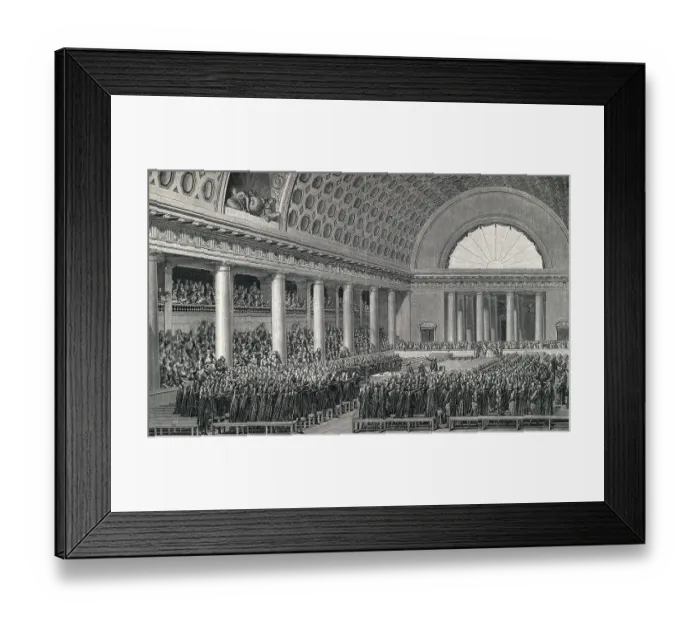 Framed Print : Illus / Natl Assembly At Versailles Framed Print : Illus / Natl Assembly At Versailles