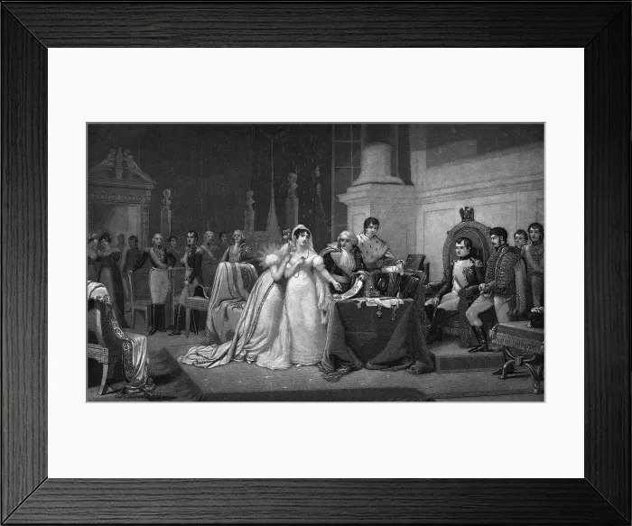 Framed Print : The Divorce Of Empress Josephine Framed Print : The Divorce Of Empress Josephine