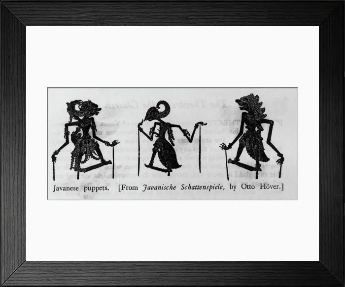 Framed Print : Javanese Shadow Puppets Framed Print : Javanese Shadow Puppets