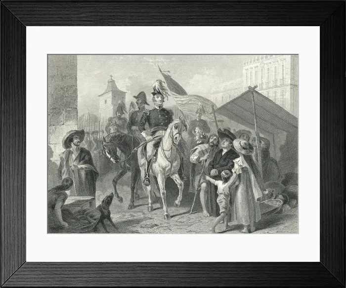 Framed Print : General Winfield Scott Entering Mexico Framed Print : General Winfield Scott Entering Mexico