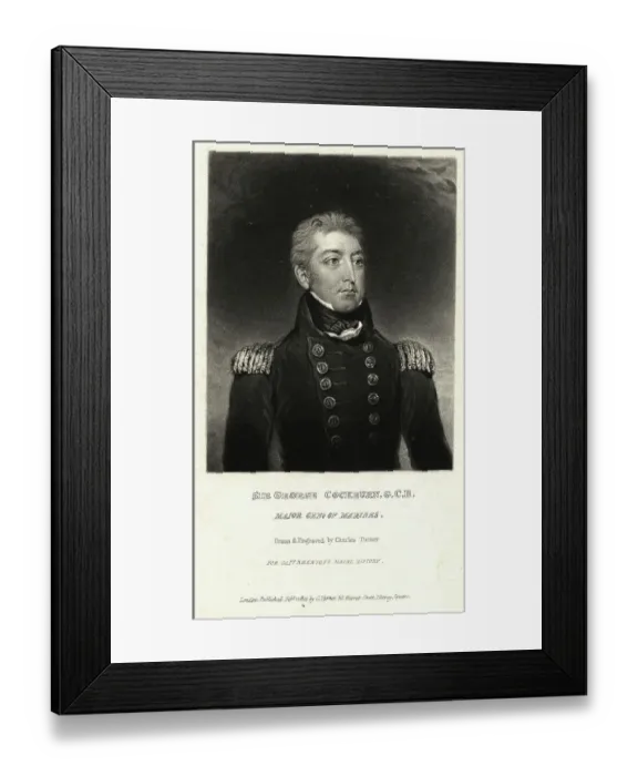 Framed Print : Illustration Of Sir George Cockburn Framed Print : Illustration Of Sir George Cockburn