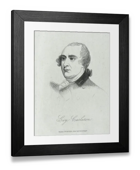 Framed Print : Portrait Of Sir Guy Carleton