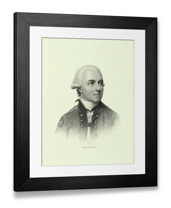 Framed Print : Engraving by Alexander Hay Ritchie of Henry Clinton Framed Print : Engraving by Alexander Hay Ritchie of Henry Clinton