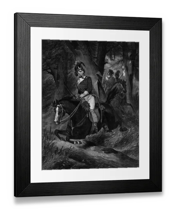 Framed Print : Francis Marion On Horseback Framed Print : Francis Marion On Horseback