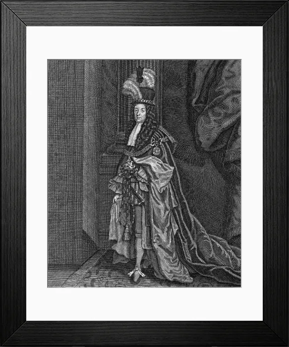 Framed Print : Portrait of King George I of England Framed Print : Portrait of King George I of England