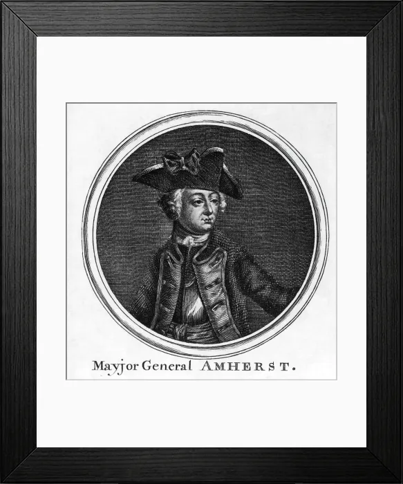 Framed Print : Portrait Of Jeffrey Amherst Framed Print : Portrait Of Jeffrey Amherst