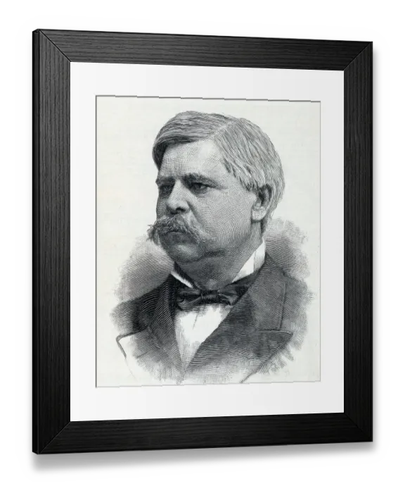 Framed Print : Portrait Of Senator Z.B.Vance Framed Print : Portrait Of Senator Z.B.Vance